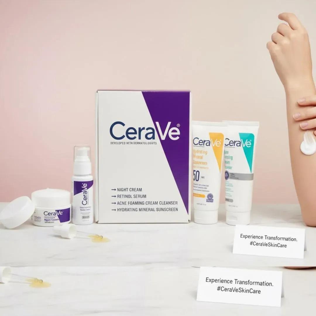 CeraVe The Whitening & Brightening 4 in 1 Facial Kit - Buy Online in Pakistan at Cosmia.pk