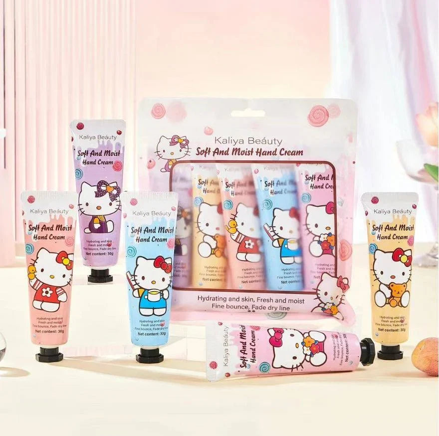 Kaliya Beauty Hello Kitty Soft And Moist Hand Cream - 5 Pcs - Buy Online in Pakistan at Cosmia.pk
