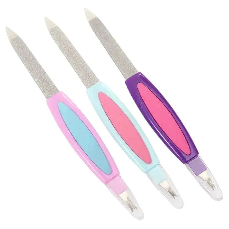 2 In 1 Stainless Steel Nail Filer - Buy Online in Pakistan at Cosmia.pk