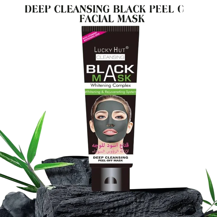 Lucky Hut Black Peel Off Mask – Best Blackhead Remover Mask - Buy Online in Pakistan at Cosmia.pk