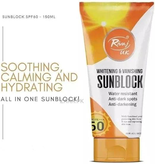 Rivaj Sunblock - 100ml - Buy Online in Pakistan at Cosmia.pk