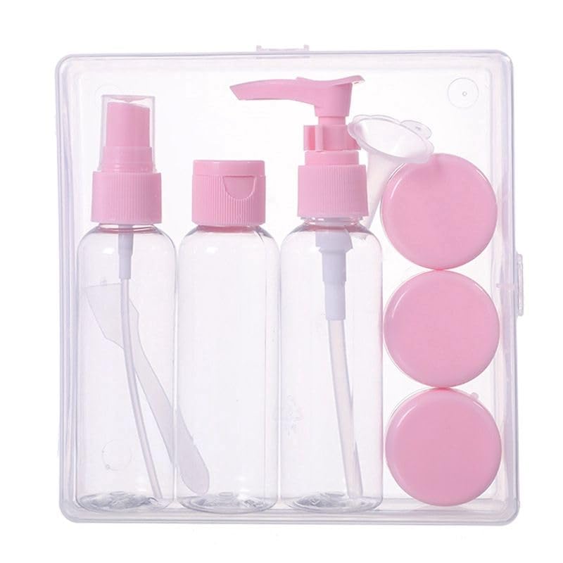 Travel Refillable Bottles Set with Pouch – 6Pcs - Buy Online in Pakistan at Cosmia.pk