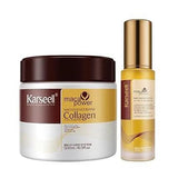 Karseell Collagen Hair Treatment Deep Repair Conditioning 500ml + Argan Oil Hair Serum - Buy Online in Pakistan at Cosmia.pk