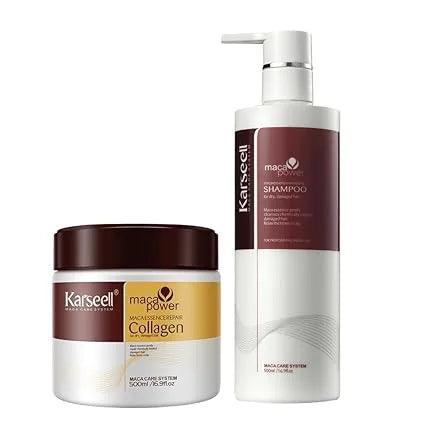 Karseell Collagen Hair Treatment Deep Repair Conditioning +Argan Oil Shampoo - Buy Online in Pakistan at Cosmia.pk