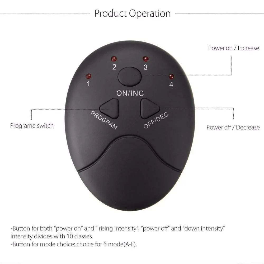 6 Pack ABS Stimulator Charging Battery - Buy Online in Pakistan at Cosmia.pk