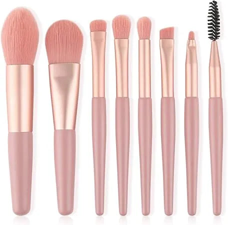 8‑Piece Mini Makeup Brush Set - Buy Online in Pakistan at Cosmia.pk