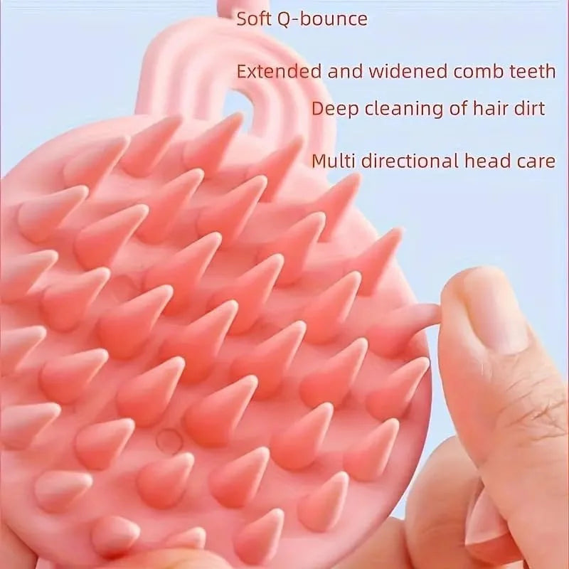 2 In 1 Double Sided Shampoo Brush Silicone Soft - Buy Online in Pakistan at Cosmia.pk