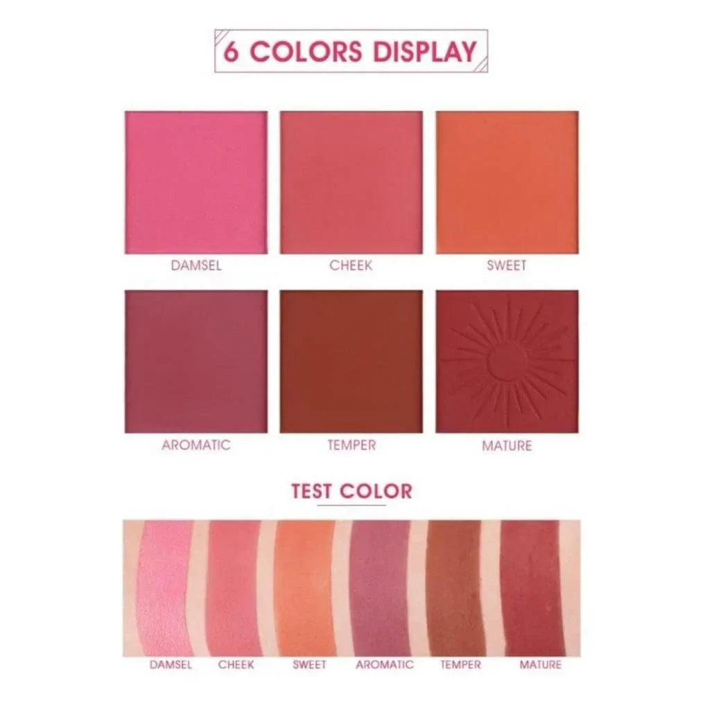 Imagic Touch Blushon Kit (6 Colors) - Buy Online in Pakistan at Cosmia.pk