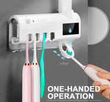 UV Toothbrush Sterilizer/Rechargeable Solar Power LED Disinfection - Buy Online in Pakistan at Cosmia.pk