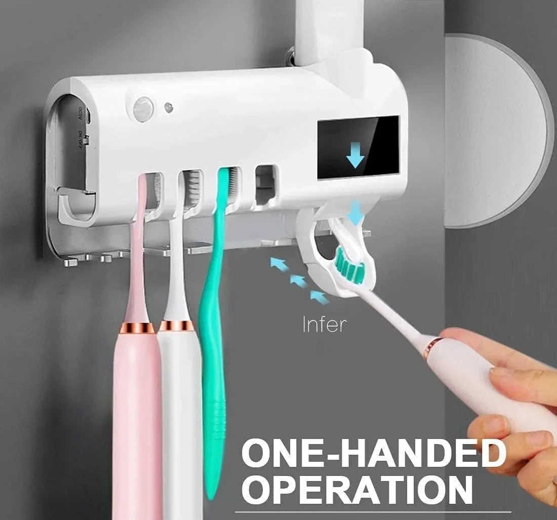UV Toothbrush Sterilizer/Rechargeable Solar Power LED Disinfection - Buy Online in Pakistan at Cosmia.pk