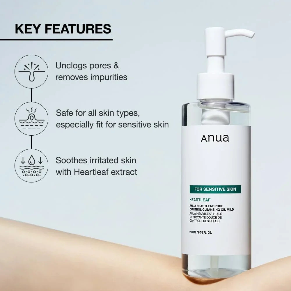 ANUA Heartleaf Pore Cleansing Oil - 200ml - Buy Online in Pakistan at Cosmia.pk