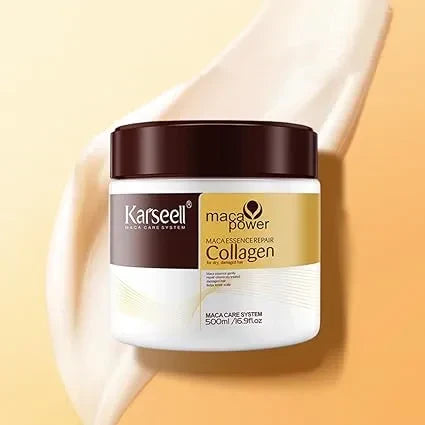 Karseell Collagen Hair Treatment Deep Repair Conditioning 500ml + Argan Oil Hair Serum - Buy Online in Pakistan at Cosmia.pk
