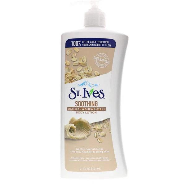 Stives Body Lotion Usa Nourish & Soothe Oatmeal & Shea 21Oz/621ML - Buy Online in Pakistan at Cosmia.pk