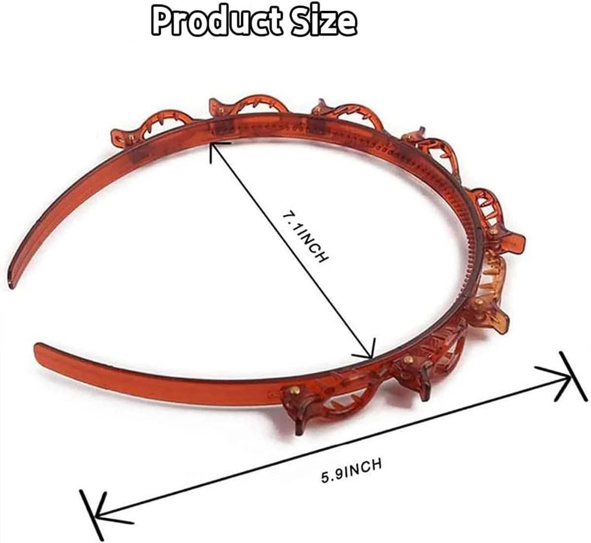 Bangs Hairstyle Hairpin Headband - Each - Buy Online in Pakistan at Cosmia.pk