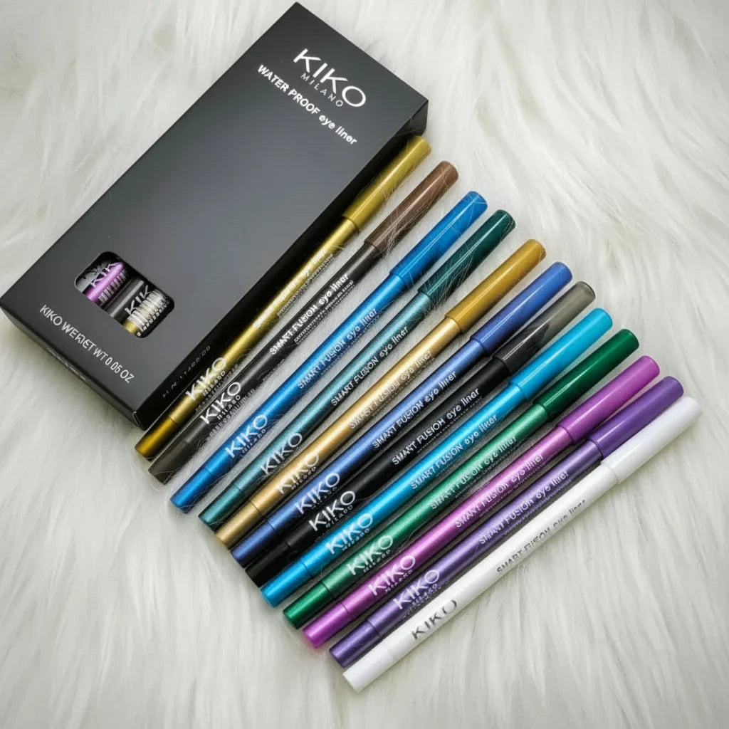 KIKO Milano Waterproof Eyeliner pencils - 12Pcs - Buy Online in Pakistan at Cosmia.pk