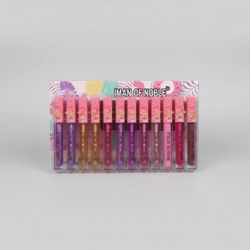 Iman Of Noble Lip Tint Set - Pack of 12 - Buy Online in Pakistan at Cosmia.pk
