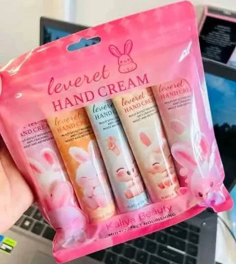 Kaliya Beauty 5 Pcs Leveret hand cream - Each 30g - Buy Online in Pakistan at Cosmia.pk
