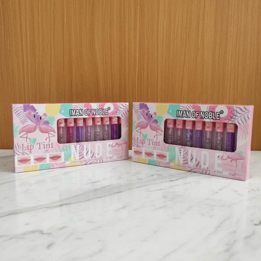 Iman Of Noble Lip Tint Set - Pack of 12 - Buy Online in Pakistan at Cosmia.pk