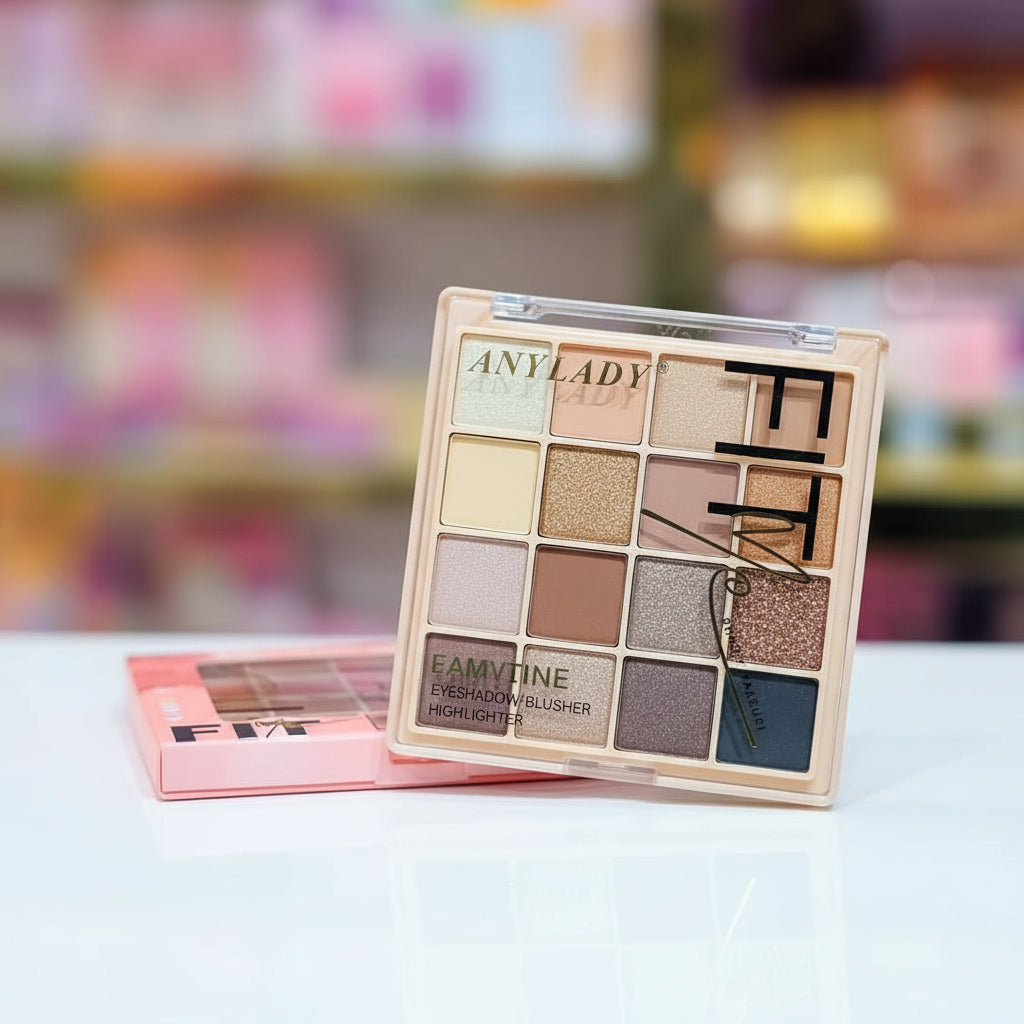 AnyLady Fit Me All in one Eyeshadow , Blusher & Highlighter Palette - Buy Online in Pakistan at Cosmia.pk
