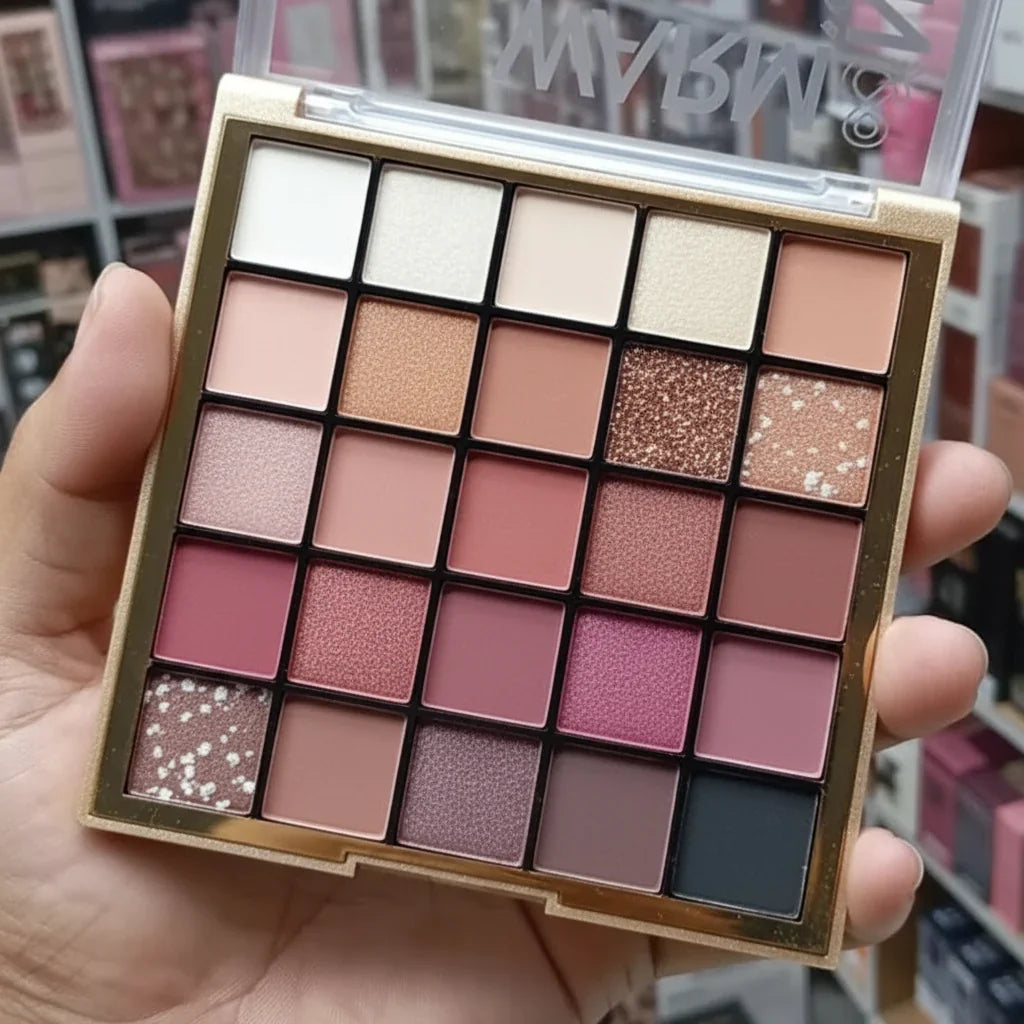 ANYLADY 25 Color Warm Naturals Eyeshadow Palette - Buy Online in Pakistan at Cosmia.pk