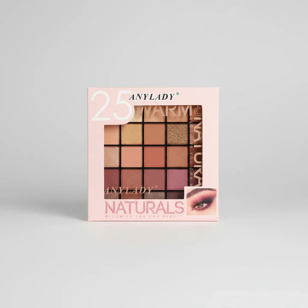 ANYLADY 25 Color Warm Naturals Eyeshadow Palette - Buy Online in Pakistan at Cosmia.pk