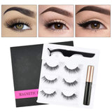 3 Pairs Magnetic Eyelash With Magnetic Liquid Eyeliner & Tweezer - Buy Online in Pakistan at Cosmia.pk
