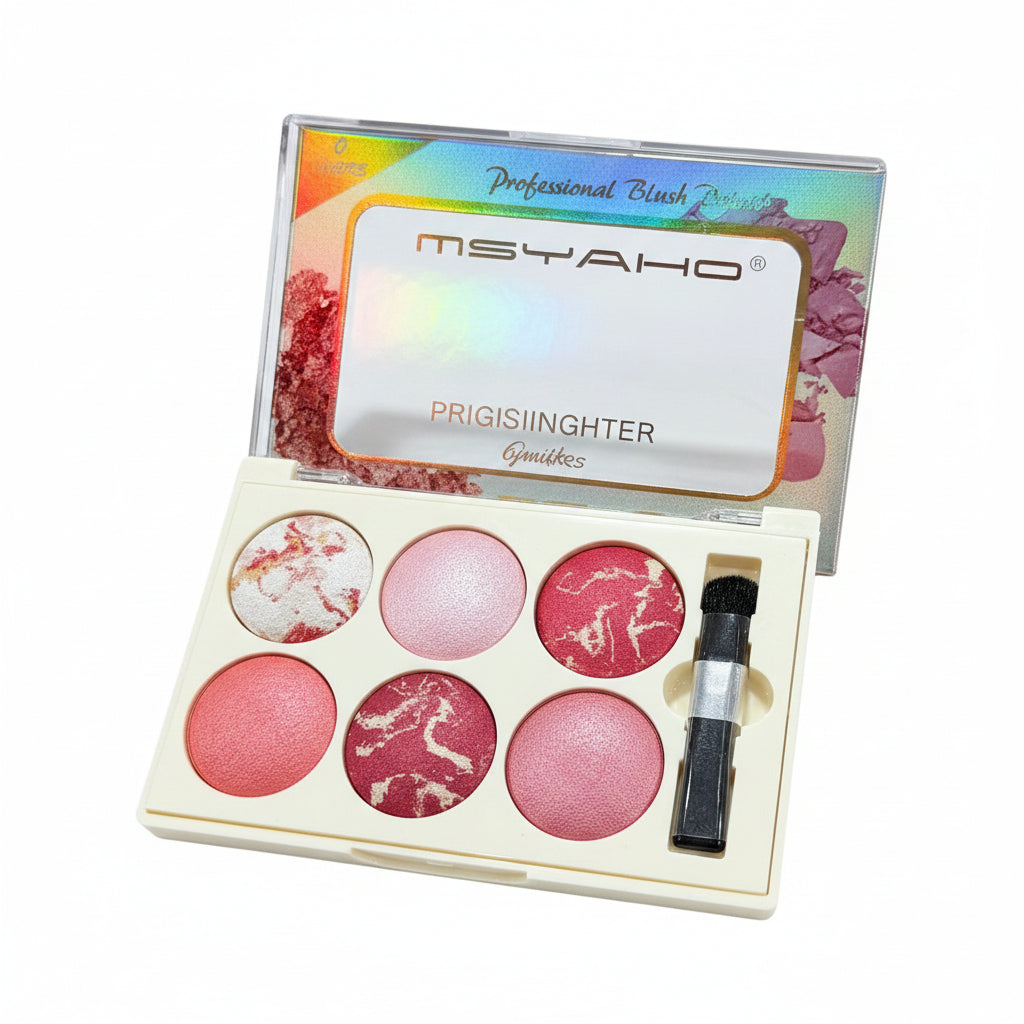Msyaho Blusher Magnificent Highlighter - 6 Colors - Buy Online in Pakistan at Cosmia.pk
