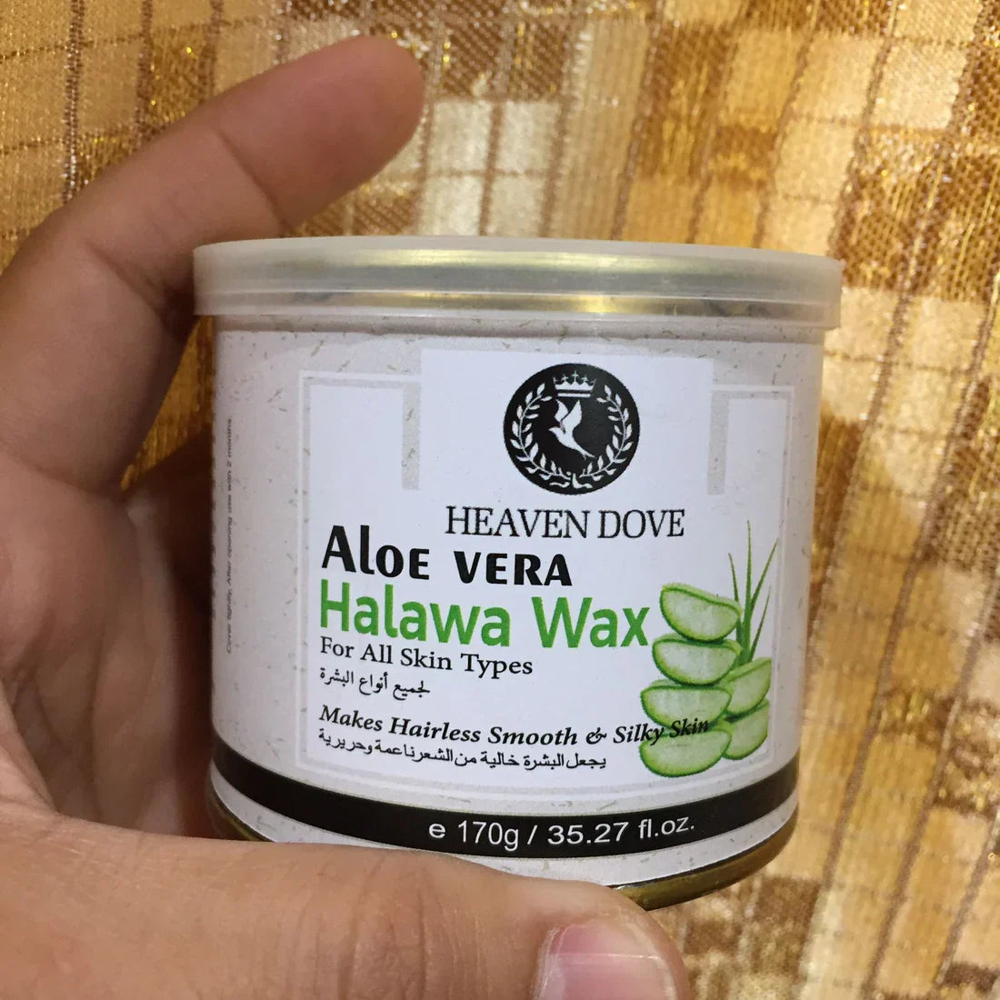 Heaven Dove Aloe Vera Halawa Finger Wax 170g - Buy Online in Pakistan at Cosmia.pk