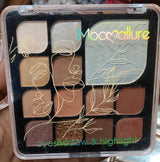 Mocallure 12-color eyeshadow and highlighter palette - Buy Online in Pakistan at Cosmia.pk