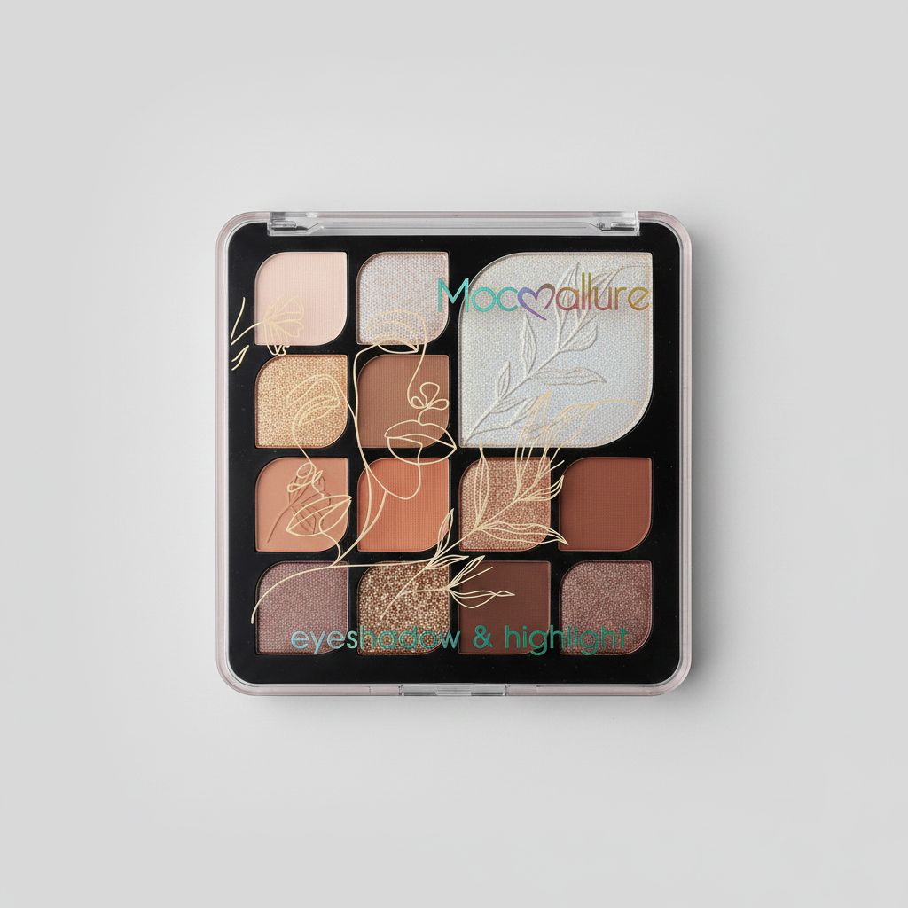 Mocallure 12-color eyeshadow and highlighter palette - Buy Online in Pakistan at Cosmia.pk