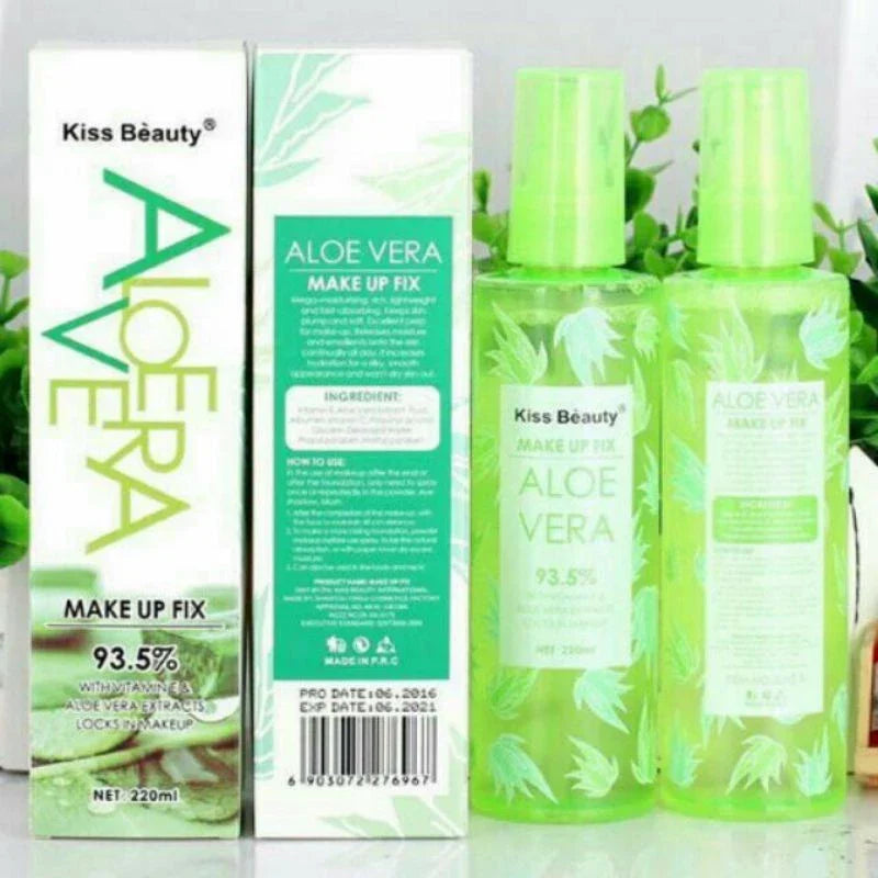 Kiss Beauty Aloe Vera Makeup Fix Setting Spray 220ml - Buy Online in Pakistan at Cosmia.pk