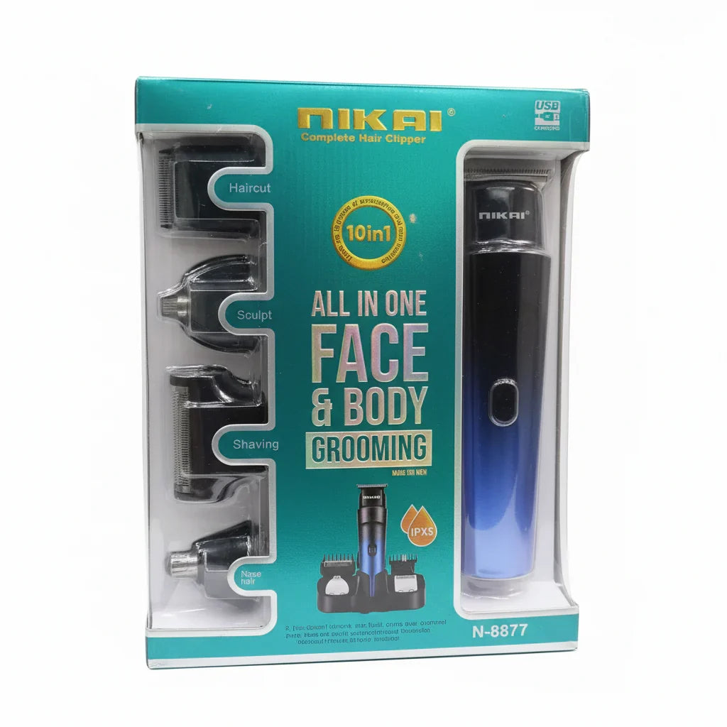 Nikai 10-in-1 Hair Trimmer Kit - Buy Online in Pakistan at Cosmia.pk