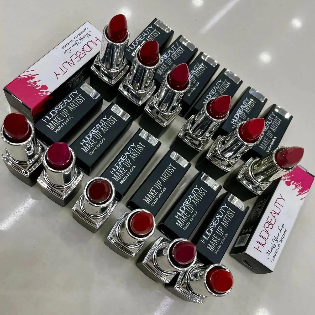 Huda Beauty Matte Lipstick - Pack of 12 - Buy Online in Pakistan at Cosmia.pk