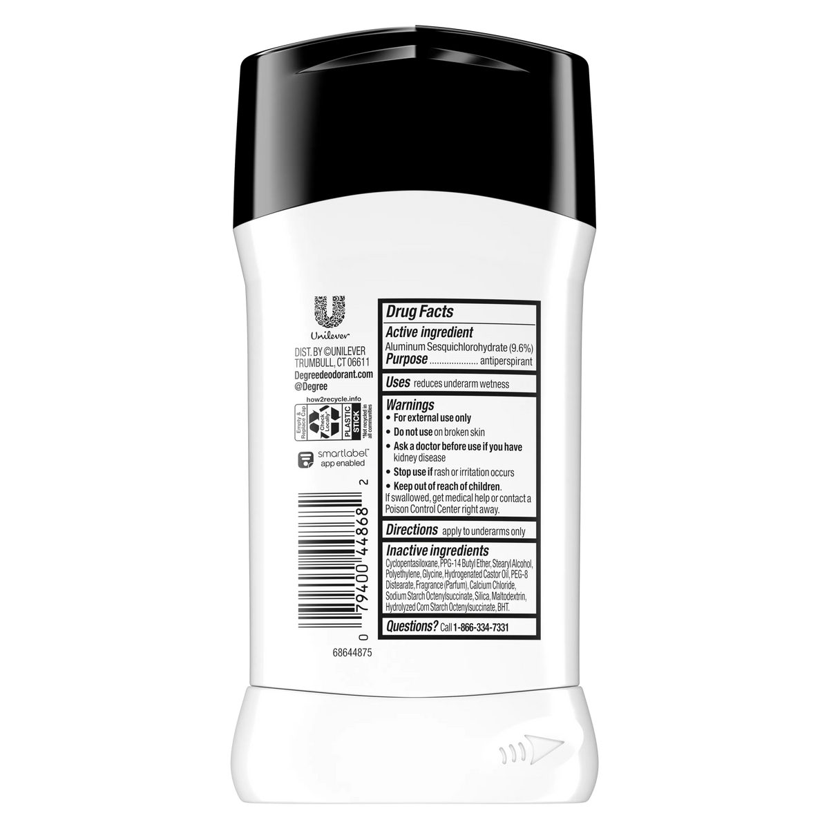 Degree UltraClear Black+White Ocean Air Antiperspirant Deodorant - Buy Online in Pakistan at Cosmia.pk