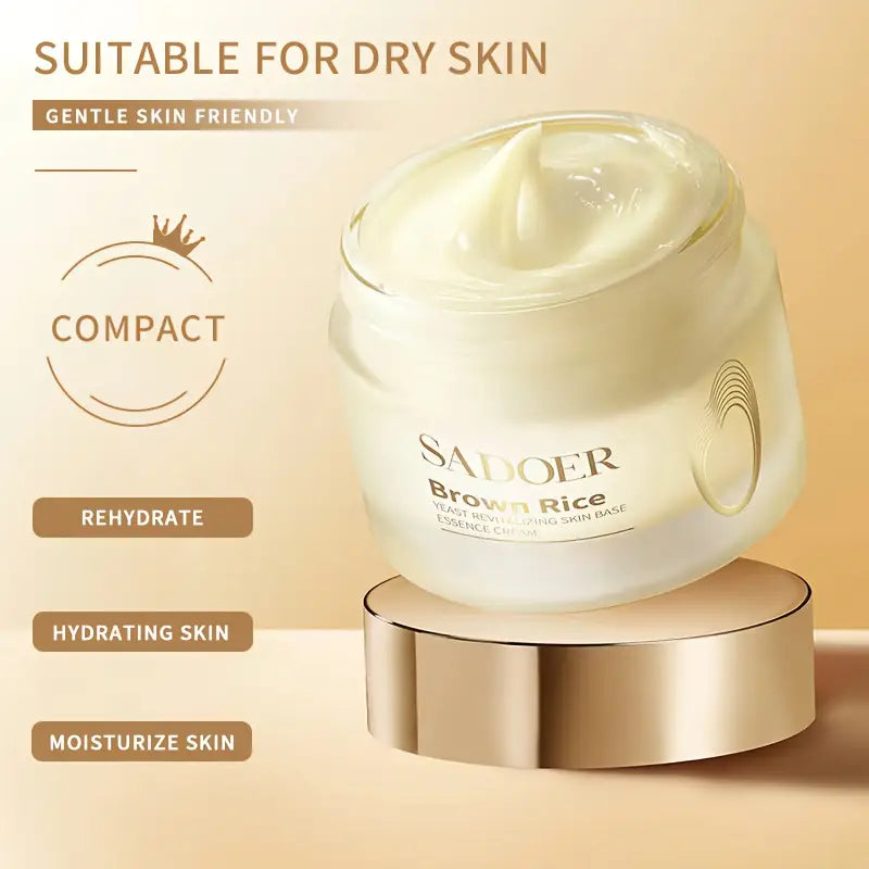 Sadoer Brown Rice Cream Nourishing & Brightening Moisturizer - 50g - Buy Online in Pakistan at Cosmia.pk
