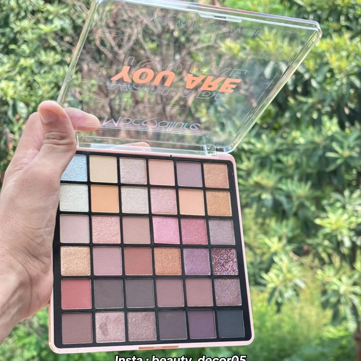 Mocallure "You Are" 36-color eyeshadow palette - Buy Online in Pakistan at Cosmia.pk