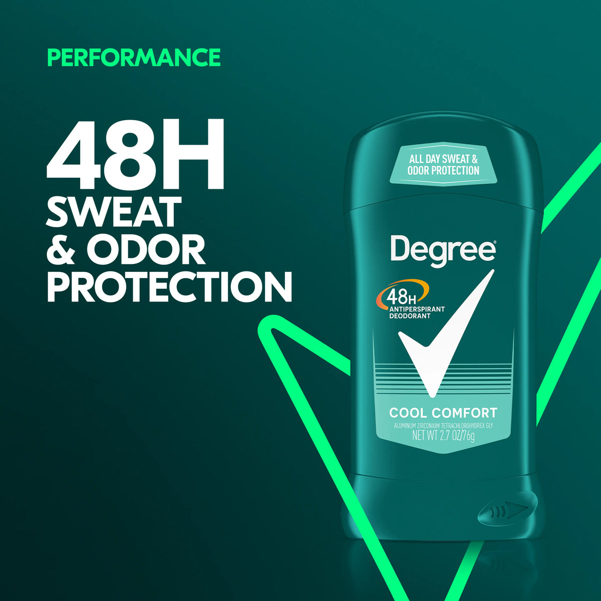 Degree Cool Comfort Antiperspirant Deodorant Stick - 76g - Buy Online in Pakistan at Cosmia.pk