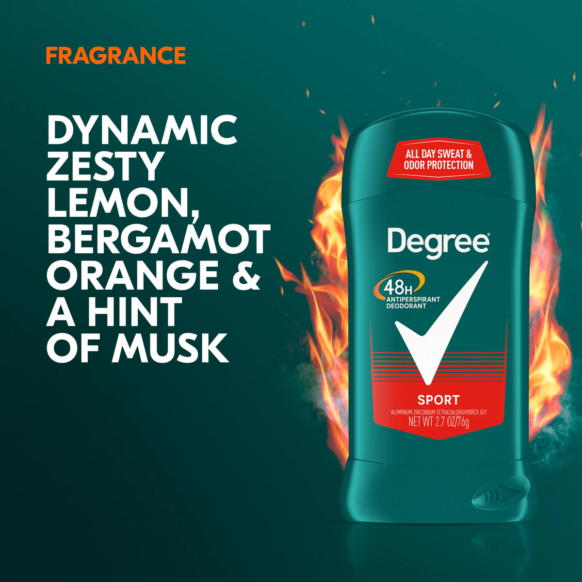 Degree Sport Antiperspirant Deodorant Stick - 76g - Buy Online in Pakistan at Cosmia.pk