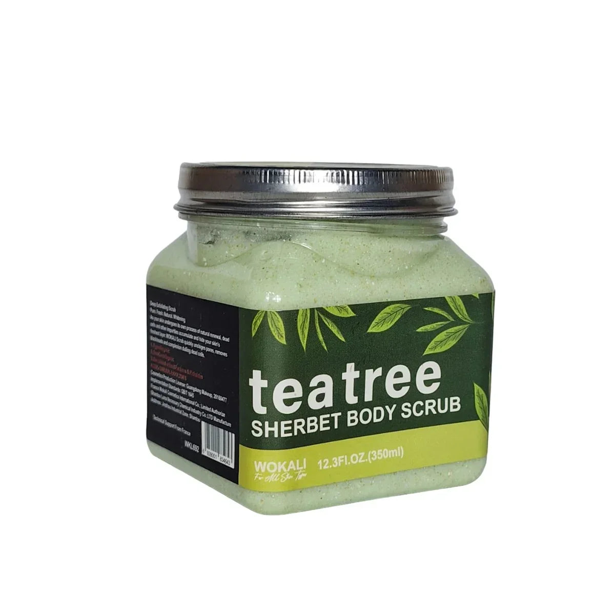 Wokali Tea Tree Sherbet Body Scrub - 350ml - Buy Online in Pakistan at Cosmia.pk