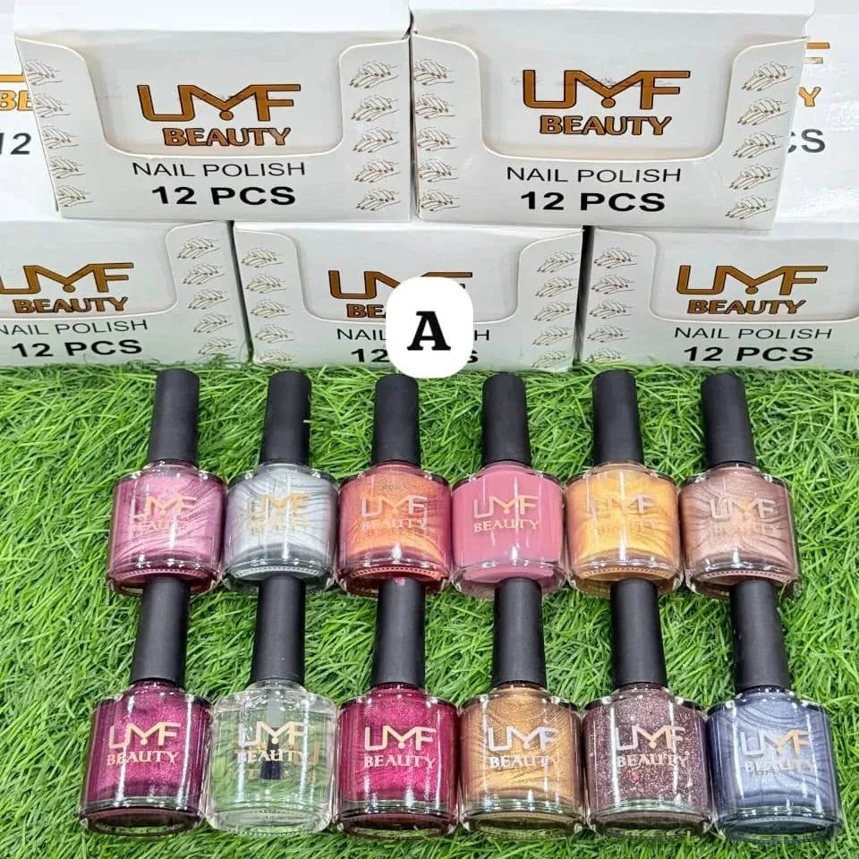LMF Beauty Nail Polish – Permanent & Long-Lasting (Pack of 12) - Buy Online in Pakistan at Cosmia.pk