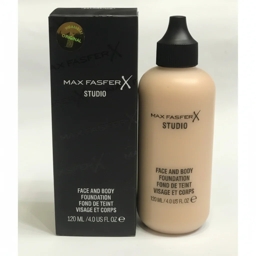 Max FasferX Studio Face and Body Foundation - 120ml - Buy Online in Pakistan at Cosmia.pk