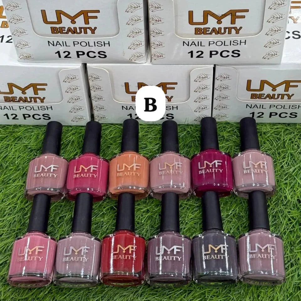 LMF Beauty Nail Polish – Permanent & Long-Lasting (Pack of 12) - Buy Online in Pakistan at Cosmia.pk