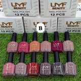 LMF Beauty Nail Polish – Permanent & Long-Lasting (Pack of 12) - Buy Online in Pakistan at Cosmia.pk