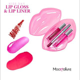 Mocallure 3 in 1 Kiss Day Lipgloss & Lip Liner - Buy Online in Pakistan at Cosmia.pk