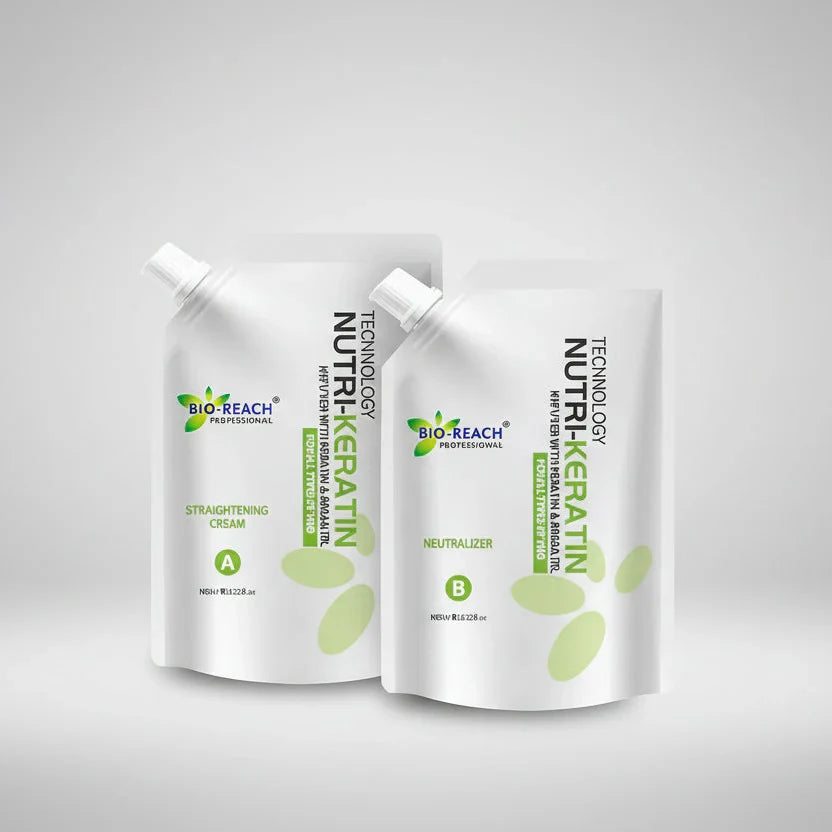 BIO-REACH Hair Straightening Cream & Neutralizer - 400ml - Buy Online in Pakistan at Cosmia.pk