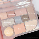 Miss Lara 10 Color Contouring Eyeshadow Face Highlighter - Buy Online in Pakistan at Cosmia.pk