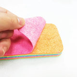 Rainbow Color Double Side Dishwashing Sponge - Each - Buy Online in Pakistan at Cosmia.pk