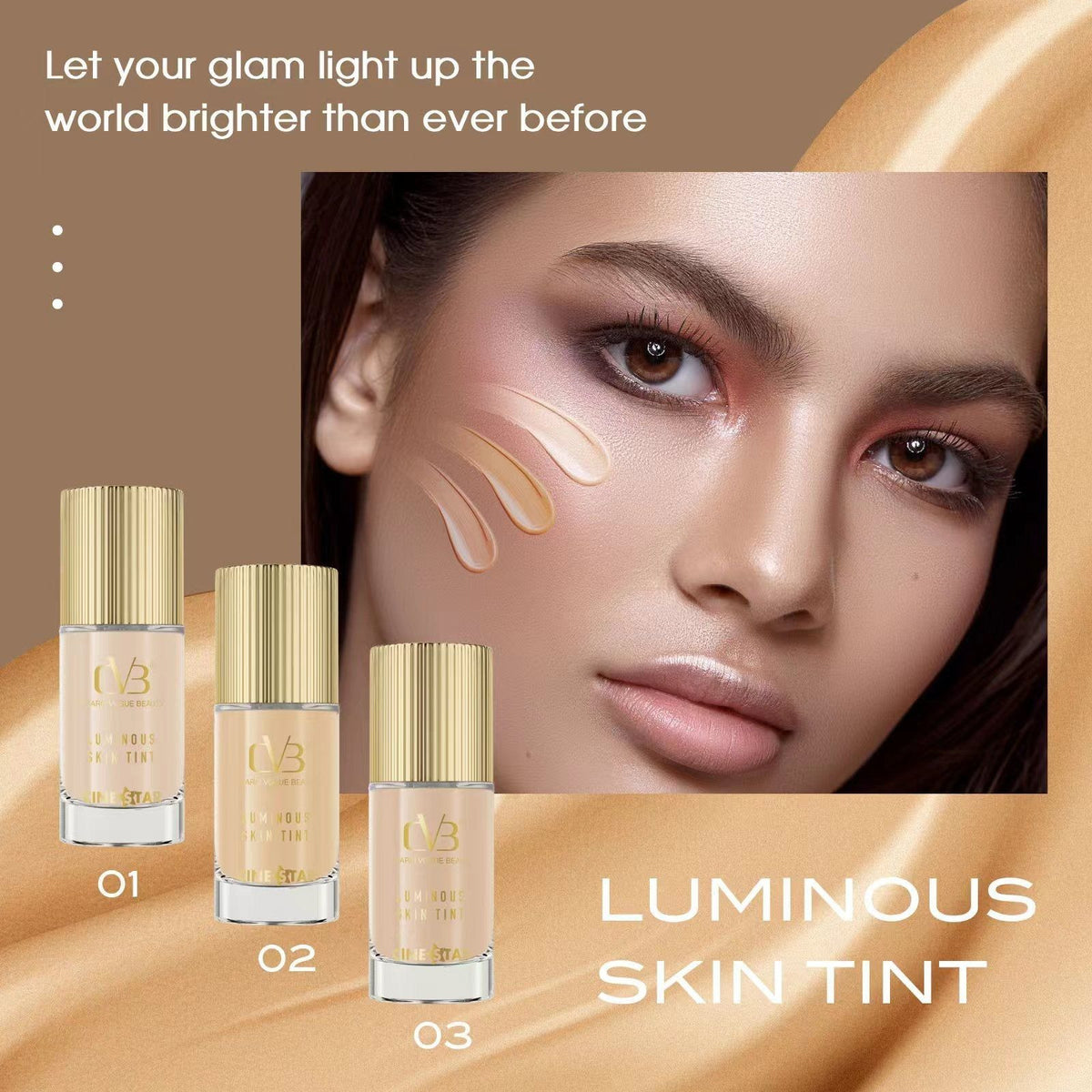 CVB Cine Star Luminous Skin Tint 30ml - Buy Online in Pakistan at Cosmia.pk - Image 5