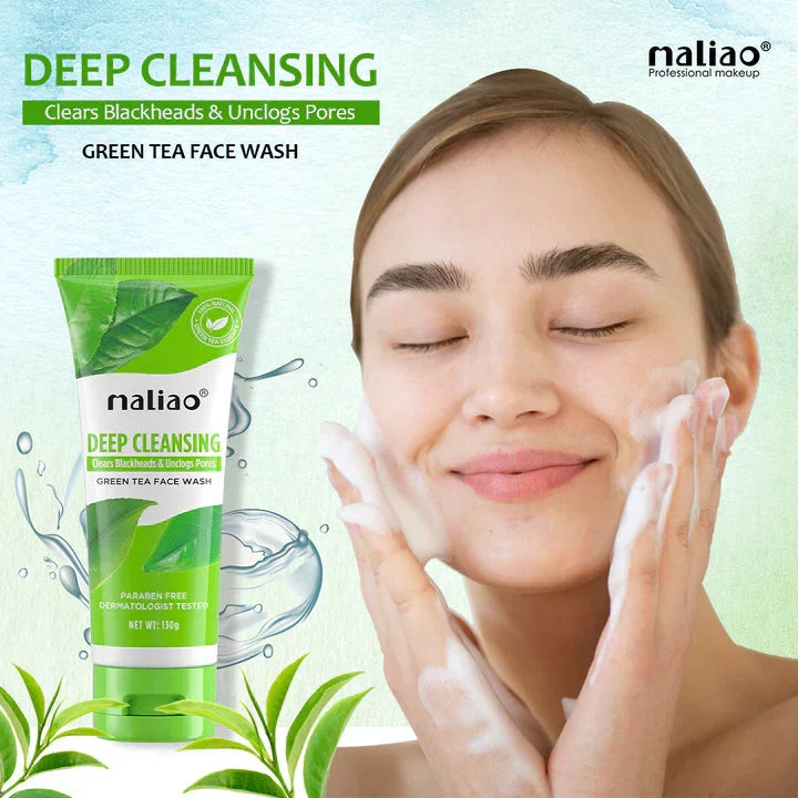 Maliao Deep Cleansing Green Tea Face Wash -130g - Buy Online in Pakistan at Cosmia.pk