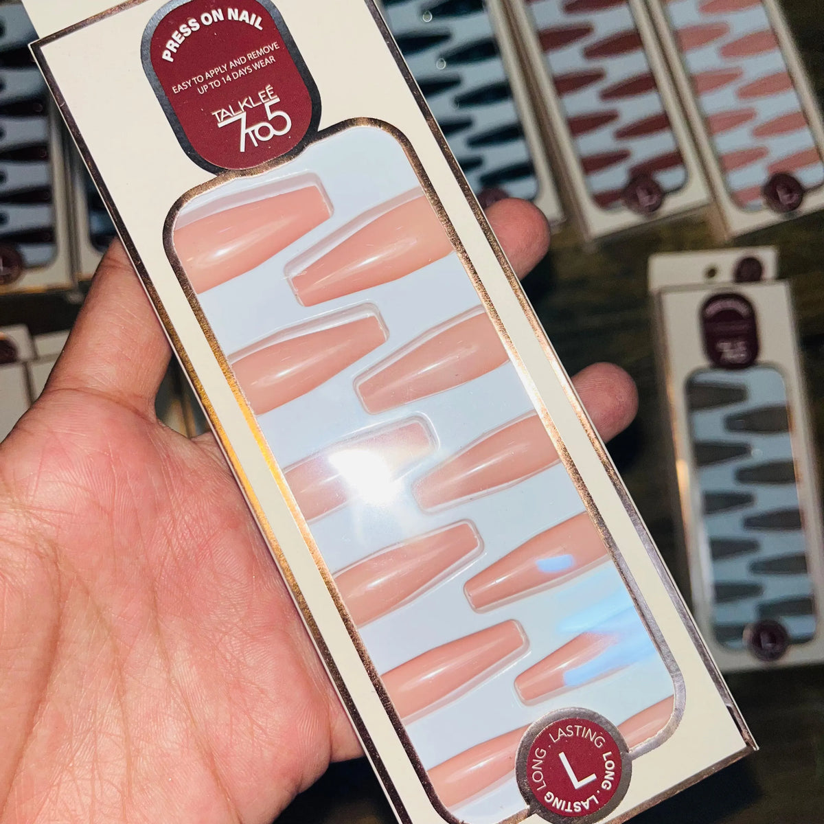 7To5 Talklee Stylish Artifical Nails With Free Stickers - Buy Online in Pakistan at Cosmia.pk